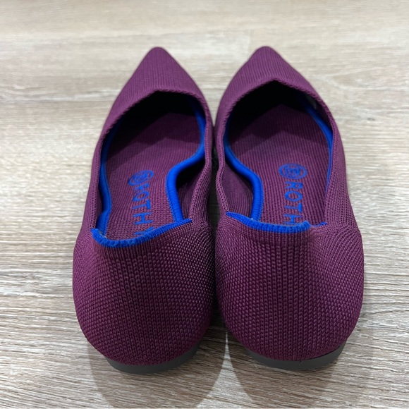 Retired Rothy’s orchid purple / blue Point ballet Flats women’s sz 6 - Picture 7 of 12